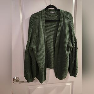 Simplee Apparel Olive Green Cardigan